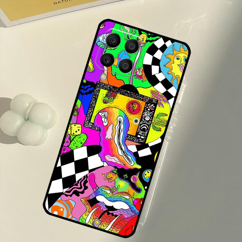 Indie Hippie Art For Samsung Galaxy M33 M13 M14 M12 M32 M52 M31 M55 M15 M11 M21 M35 M53 M34 M54 M06 M16 Case