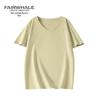 Mark Fairwhale Women's 2025 Summer V-Neck T-Shirt