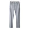 MONTAGUT Men's Silk Blend Easy Care Casual Trousers