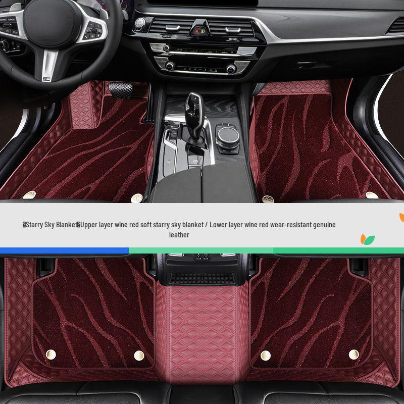 Beijing BJ40 Starry Sky Carpet Loop Pile Car Mats - Non-Slip & Wear-Resistant for Models 14-26.