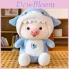 Niedliches Hai-Schwein Kinder Junge Mädchen Begleiter Geburtstagsgeschenk Plüsch Blau Rosa Paar Puppen 30cm
