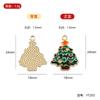 YT zinc alloy oil dripping small pendant, bracelet pendant, Christmas zinc alloy small size pendant