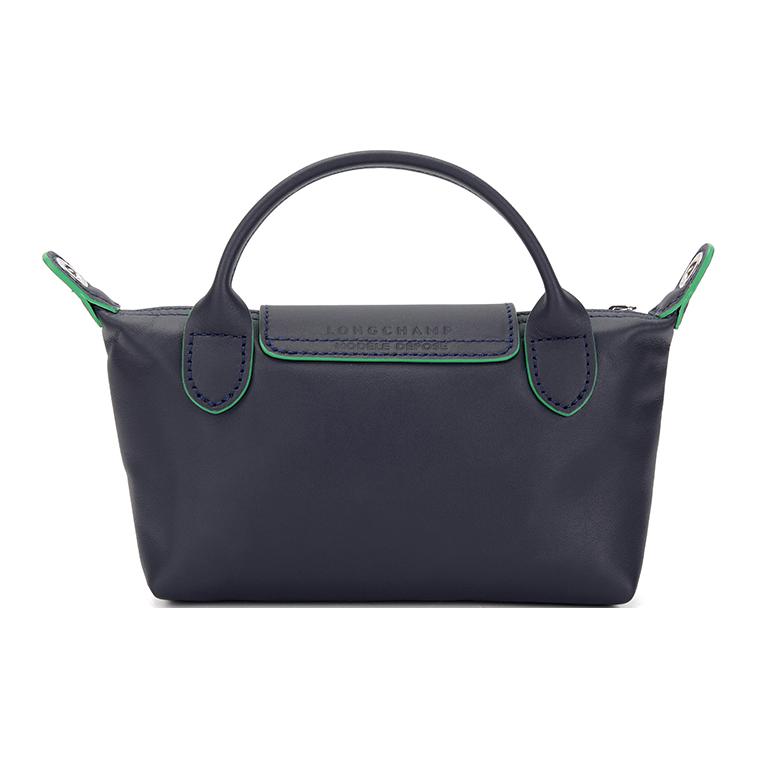 Longchamp Le Pliage Xtra Logo Button Closure Mini Shoulder Crossbody Bag Women Handbags Navy-Blue 34205HEY556