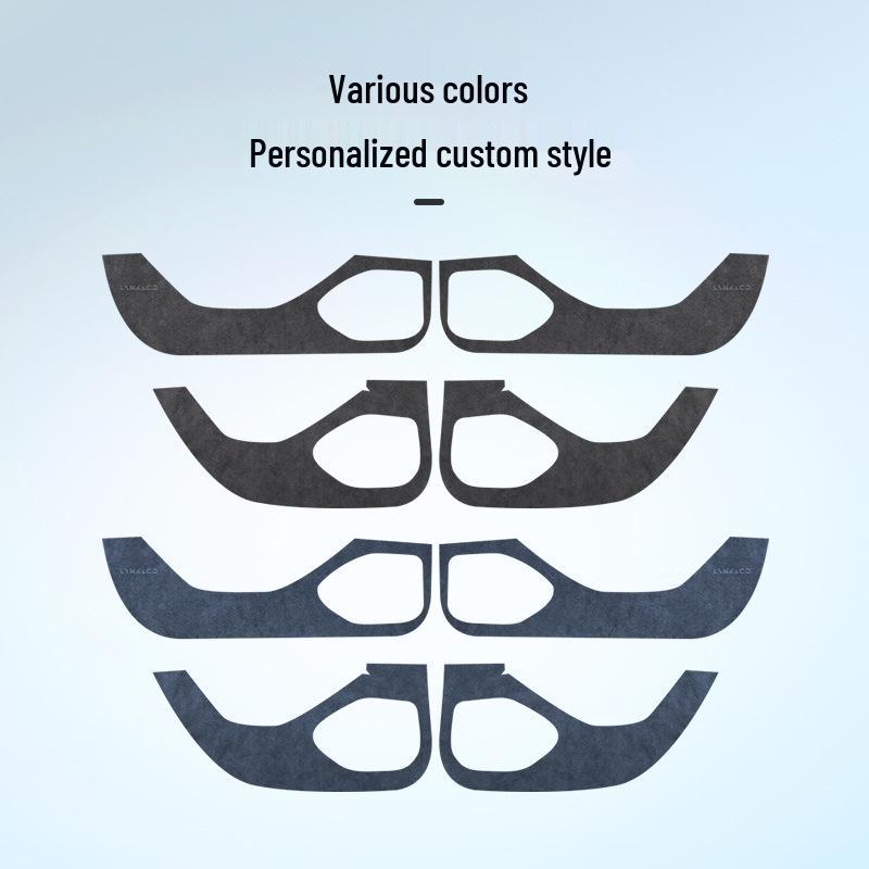 Lynk&Co Z10 Suede Door Kick Pads - Anti-Dirty, Anti-Kick Interior Protectors