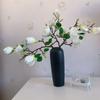 Artificial Flowers Silk Magnolia Bouquet Diy Prop Wedding Bridal Garland Valentine's Table Room Home Room Outdoor Garden Decora