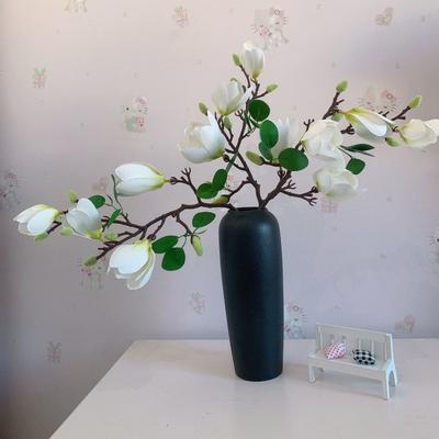 Artificial Flowers Silk Magnolia Bouquet Diy Prop Wedding Bridal Garland Valentine's Table Room Home Room Outdoor Garden Decora