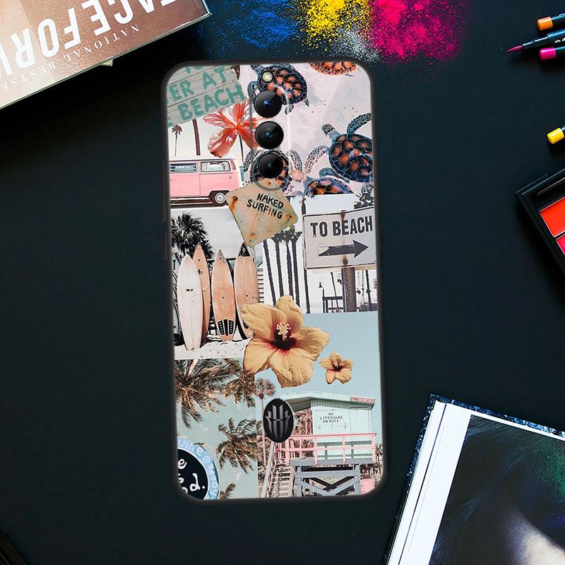 Summer Beach Collage Case For ZTE Nubia Red Magic 9 8 8S Pro Plus RedMagic 6S 7S Pro 6 7 Pro 5S 6R 5G Back Cover