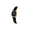 Casio YOUTH series-metal small squares, fashionable retro trendy liquid crystal display gold plate, waterproof, quartz movement, LA670WEGB-1B