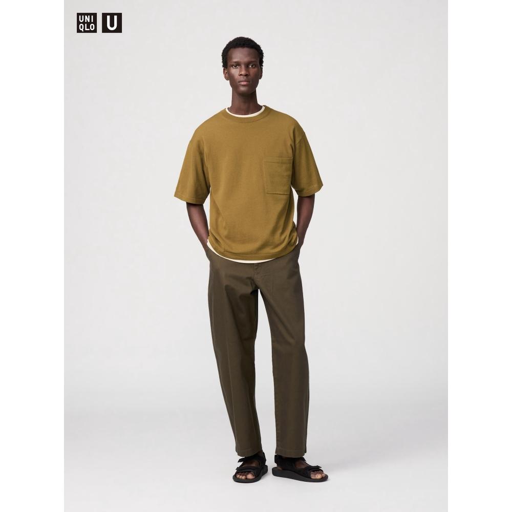 Uniqlo Wide Fit Chino Pants  Leg Length 72.5 74.5 Cm 