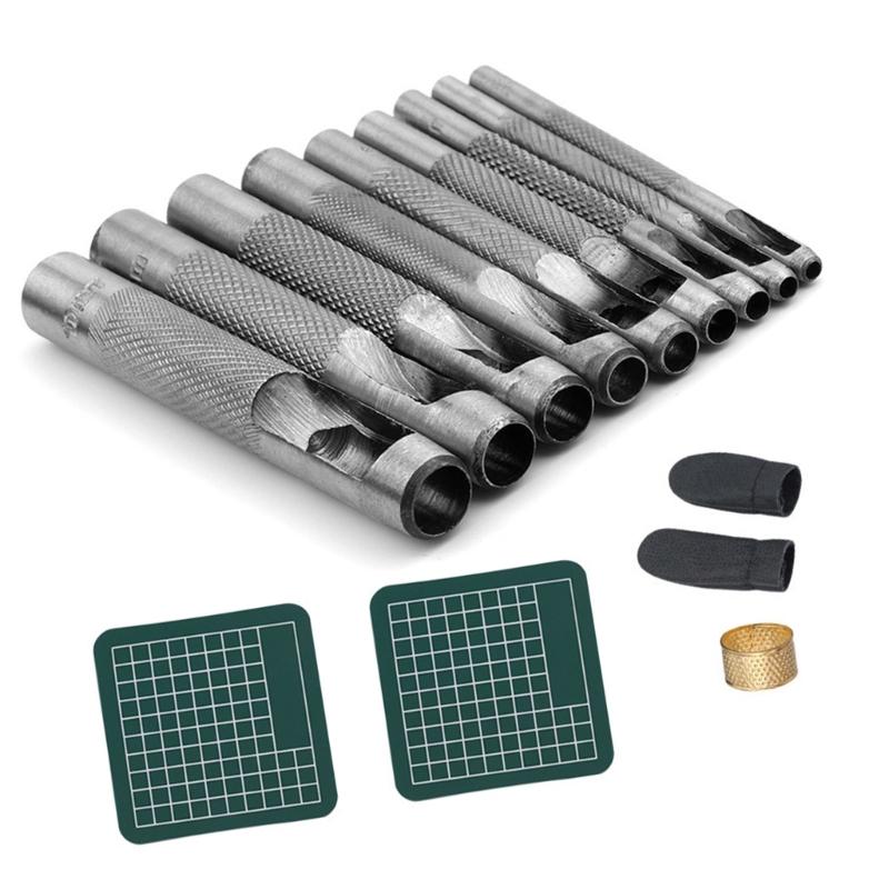 Hohler Lederlochstanzer Werkzeug Schwerlastlegierung Rundlochstanzer Werkzeug