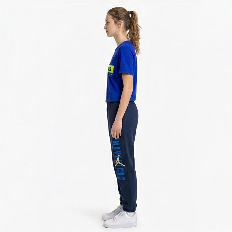 Nike × WNBA Collaboration T-Shirt Dallas Wings Simple Versatile Breathable Comfortable Pullover Kids Tops 3Z2B7FEM5-DWS