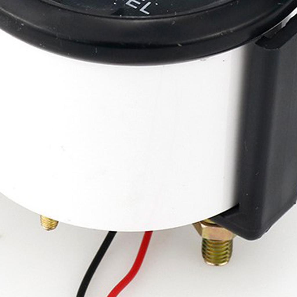 52mm Fuel Level Gauge Universal E 12 F Pointer Waterproof Oil Level Meter for Boat Yacht Truck
