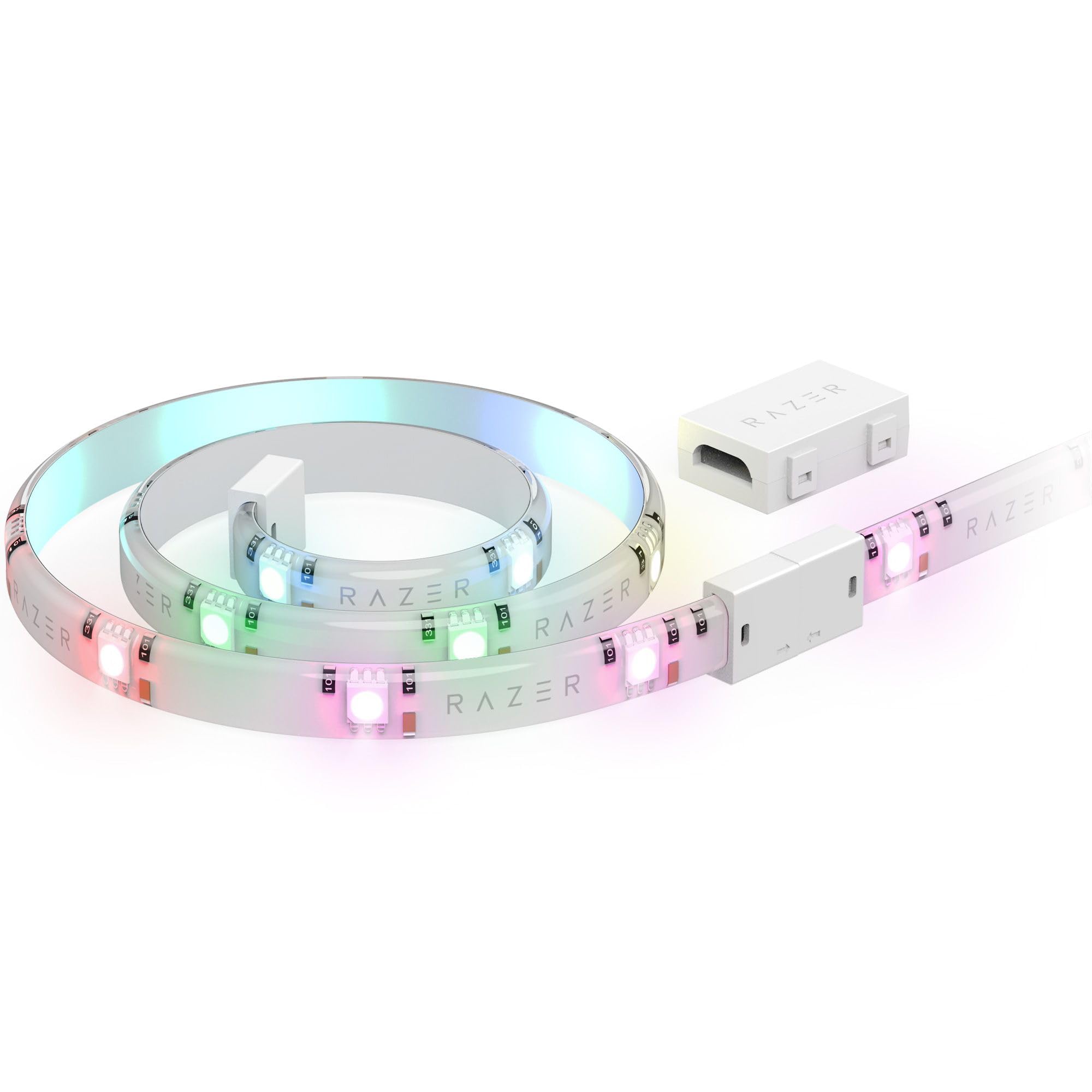 

Razer Aether Light Strip Extender RGB LED extension strip that effectively improves your lighting environment Razer Chroma RGB 1m bendable extender Up белый