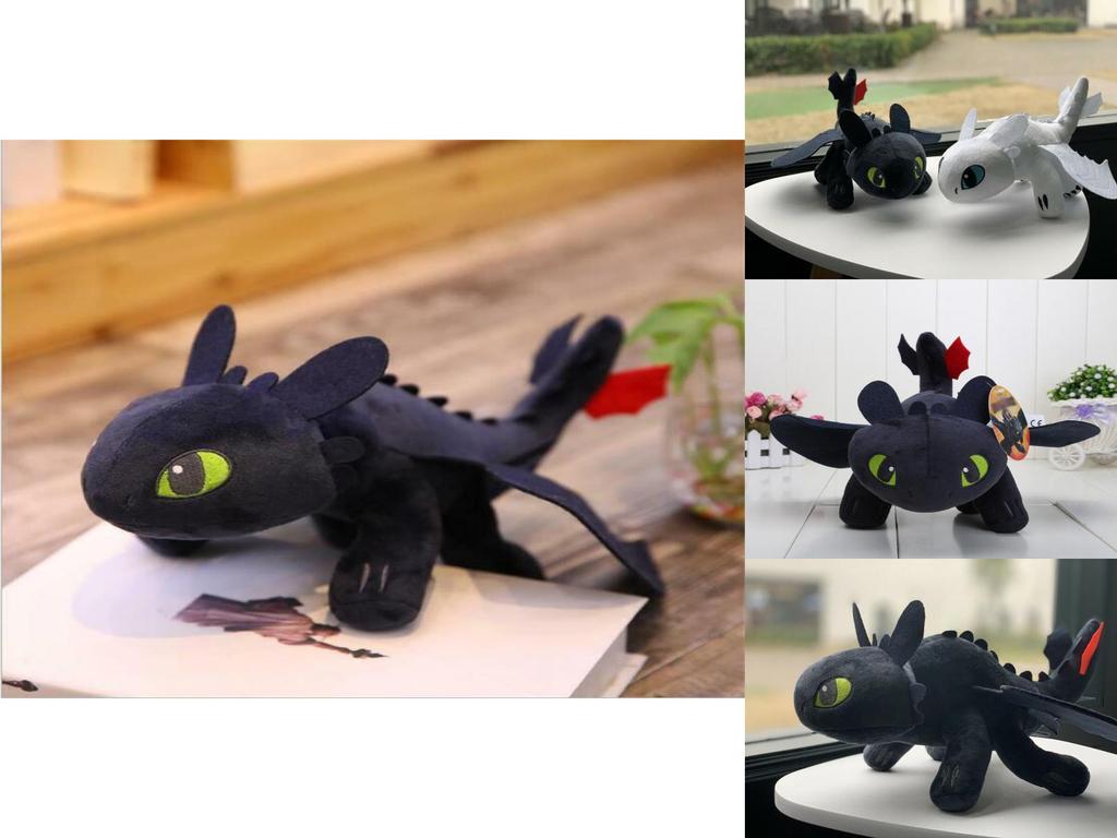 Toothless Night Fury Stuffed Plush Toy Doll Soft And Durable Great Gift For Friends And Kids
