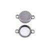 Vintage Metal Bezel Frames Resin Art Bezel Connectors For Photo Craft