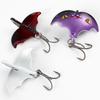 5Pcs Artificial Fishing Baits Hard Lures Treble Hook Design Floating Topwater Fishing Lures Bionic 3D Bat Baits