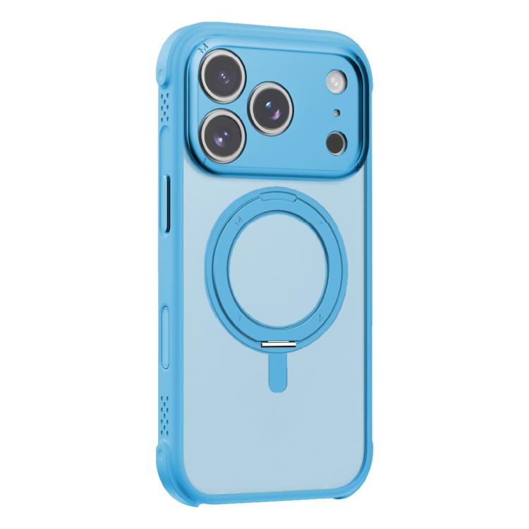 Hoop Series Magnetic 360 Rotating Invisible Stand Phone Case For iPhone 18 Pro Max, Shockproof Protective Cover