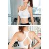 Seamless Breathable Sports Bra Back Closure Cross Back Push Up For Yoga Running