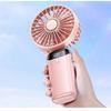 Portable Handheld Mini Fan Foldable Neck Hanging Fans 5 Speed USB Rechargeable Fan with Phone Stand and Display Screen 1500mAh