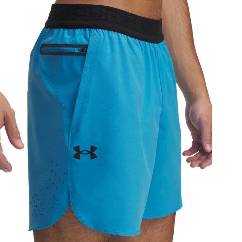 Under Armour Vanish Elite Comfortable Versatile Breathable Three-Quarter Casual Shorts Men shorts Ether-Blue 1376782-452