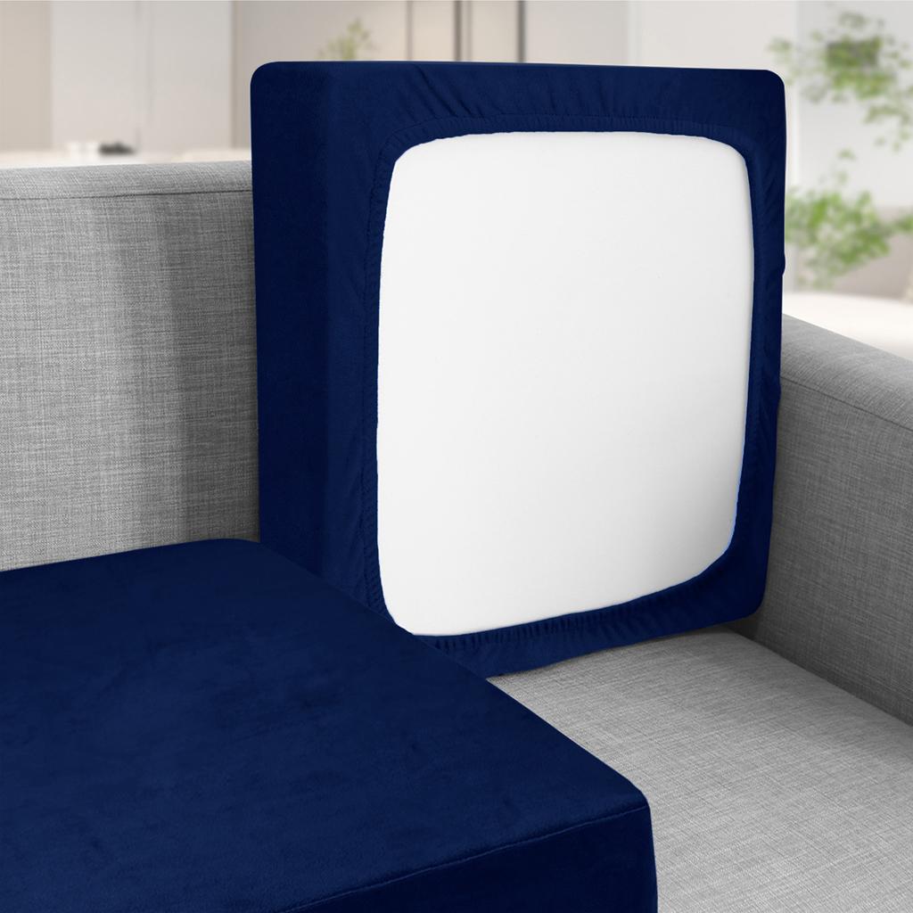 Velvet Sofa Cushion Covers for Living Room Plush Sofa Seat Cover Soft Stretch Sofas Couch Slipcover Furniture Protector