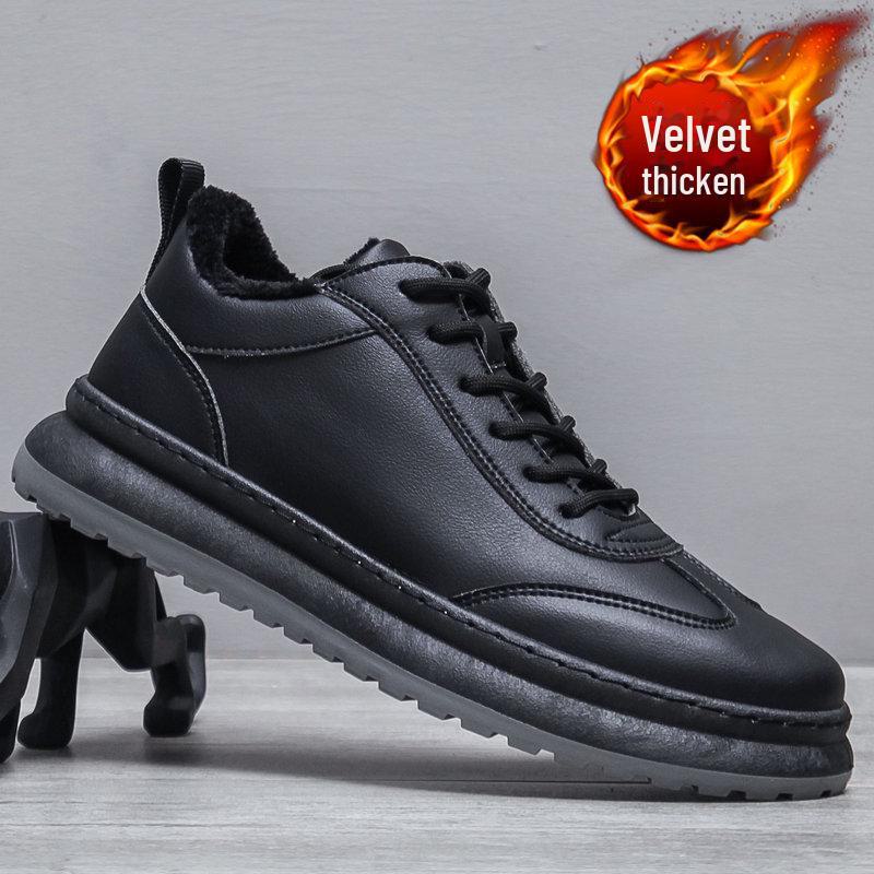 

Мужские повседневные туфли из натуральной микрофибры — нескользящие, модные, идеально подходят для осени/зимы. Size 43