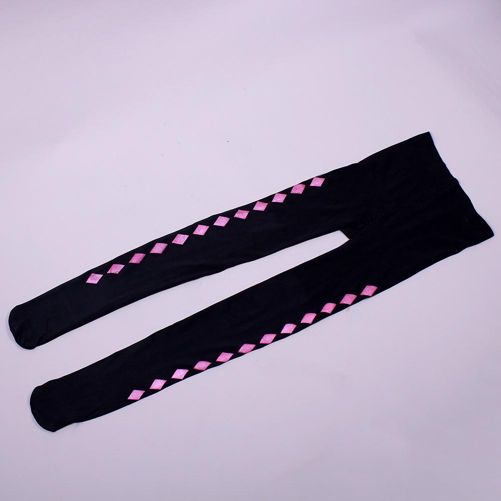 

Puella Madoka Magi Magica Акэми Хомура Косплей Ромбовидный Узор Подарочные Колготки