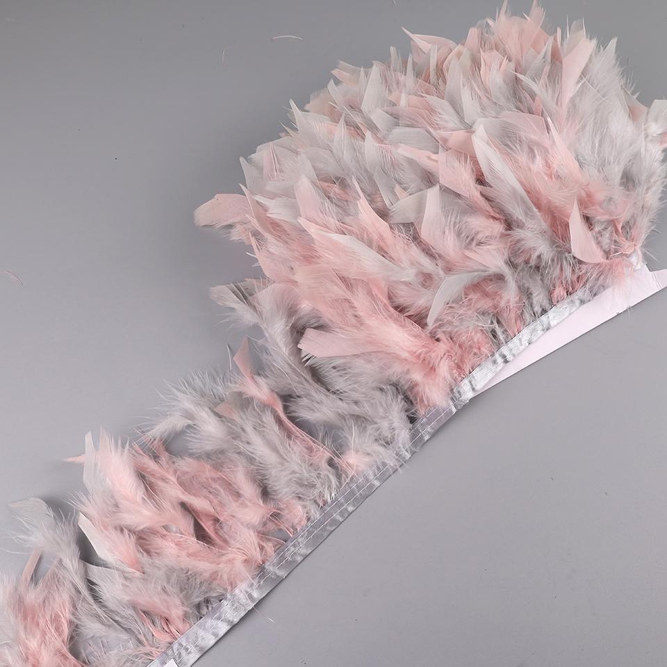 Feather10-15cm Marabou Feathers Trim DIY Wedding Turkey Feather Ribbon Crafts Sewing Clothing Party Plume Handmade Home Decor