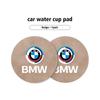 2pcs Car Coaster Water Cup Bottle Holder Anti-slip Pad Mat For BMW G01 G02 F15 F16 G05 G06 G07 F07 G30 F40 F44 F34 F30 RH7