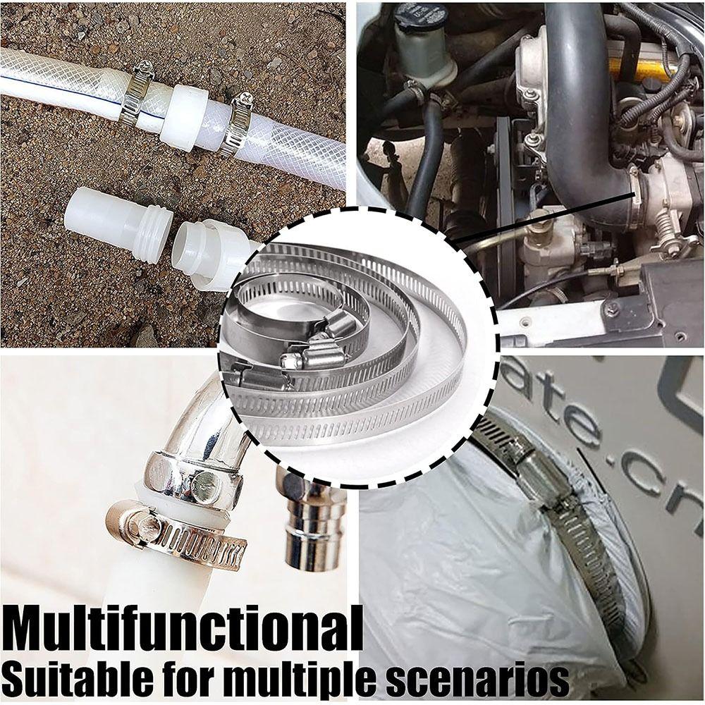 Großer Schlauchschellen-Gurt Verstellbare Klemmen Befestigungselemente Neue Schlauchschellen Rohr Schlauch