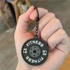 2025 New Barbell Keychain Silicone Dumbbell Keychain Gym Gifts For Gym Lovers Fitness Trainer Gift Backpack Car Key Pendant