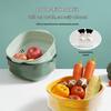 Baige Double-Layer Kitchen Drain Basket Set