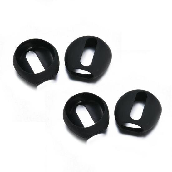 2 Pair Silicone Anti-Slip Earphone Protective Cover Case Eartips for Air-pods 1 2