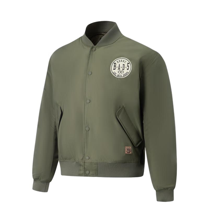 Li-Ning Fan Wu Men's Insulated Cotton Jacket AJMW007