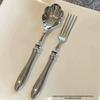 Western Premium 304 Stainless Steel Cutlery Set: Oval Handle Spoon, Fork & Steak Knife