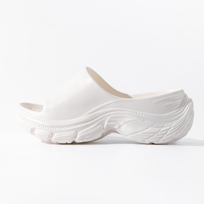 Super Thick-bottomed Cool Slippers Summer Indoor Home Non-slip and Deodorant Outer Wear Fashionable Height-increasing Cool Slippers