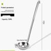 Baijie Stainless Steel Long Handle Soup Ladle with Hook