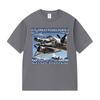 Bombardiro Crocodilo Meme Cerveau Pourri Drôle T-shirts Unisexe Femmes Vintage Impression Surdimensionnée T-shirt Unisexe été Haute Qualité T-shirt