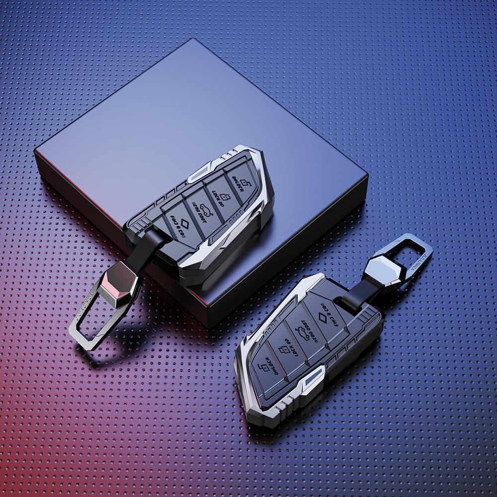 Zinc Alloy Auto Key Fob Cover Case Fit For Bmw X1 X3 X4 X5 F15 X6 F16 G30 7 Series G11 F48 F39 520 525 F30 118I 218I 320I Auto Auto Accessories