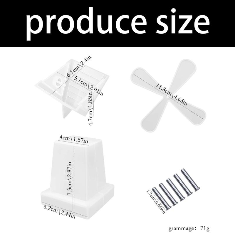 Rotating Windmill House Silicone Mould Craft Supplies Easy Use Casting Tools For Kids Room Ornaments