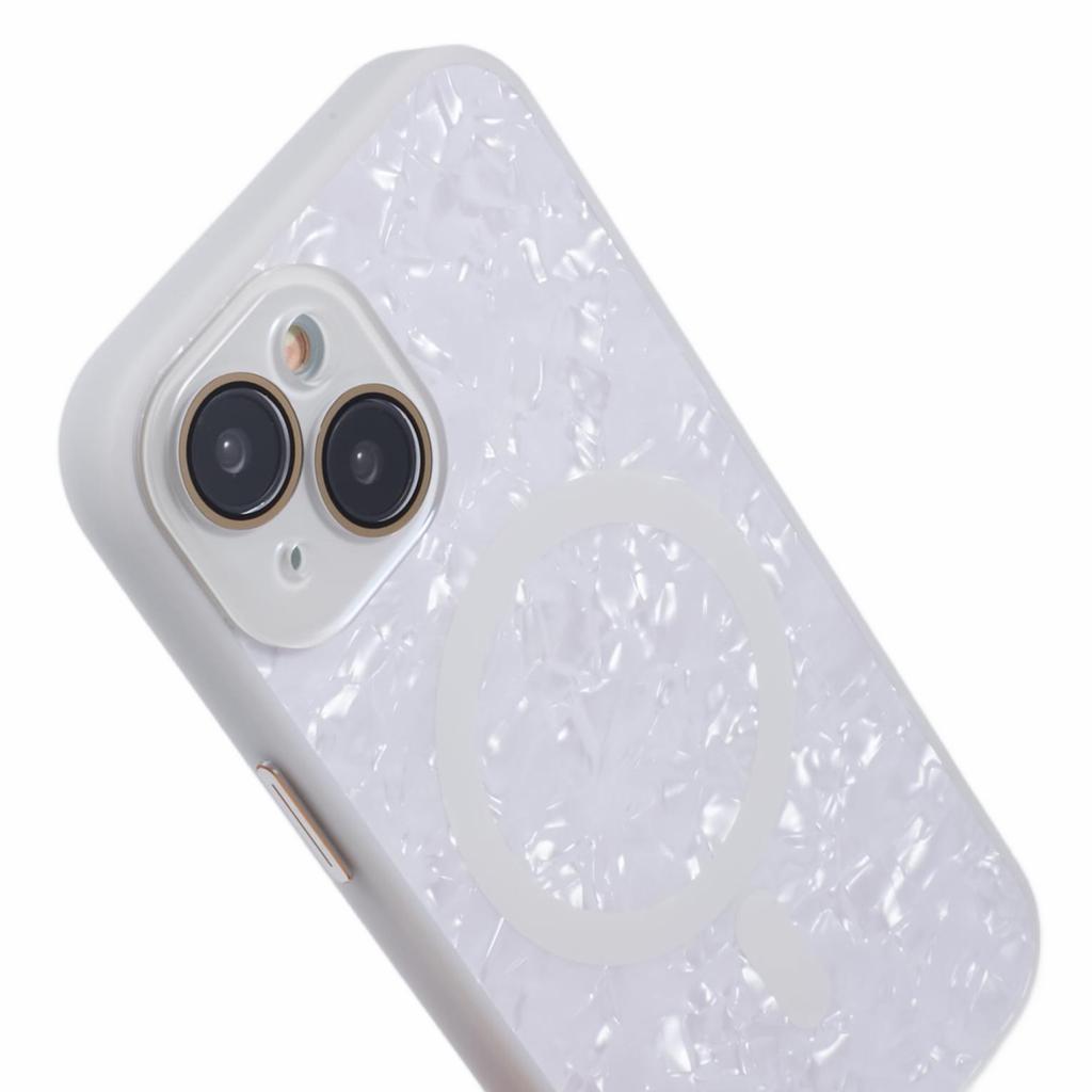 YUX Series For iPhone 13 6.1 inch Back Case TPU+Acrylic Cover Compatible with MagSafe (Precise Lens Cutout) - Black