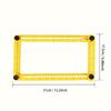 Versatile 4-in-1 Folding Ruler - Dual Inch and Centimeter Scale, Ideal for Measuring Angles, Edges and Angles, Durable Plastic