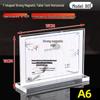 T-Type Magnetic Table Tent Card Holder: Dual-Use Horizontal & Vertical Display Stand
