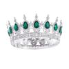 New Bridal Crown Headpiece - Exquisite High-end Wedding Birthday Party  and Cake Decoration - Bridal Hair Accessory - Round Crown Tiara