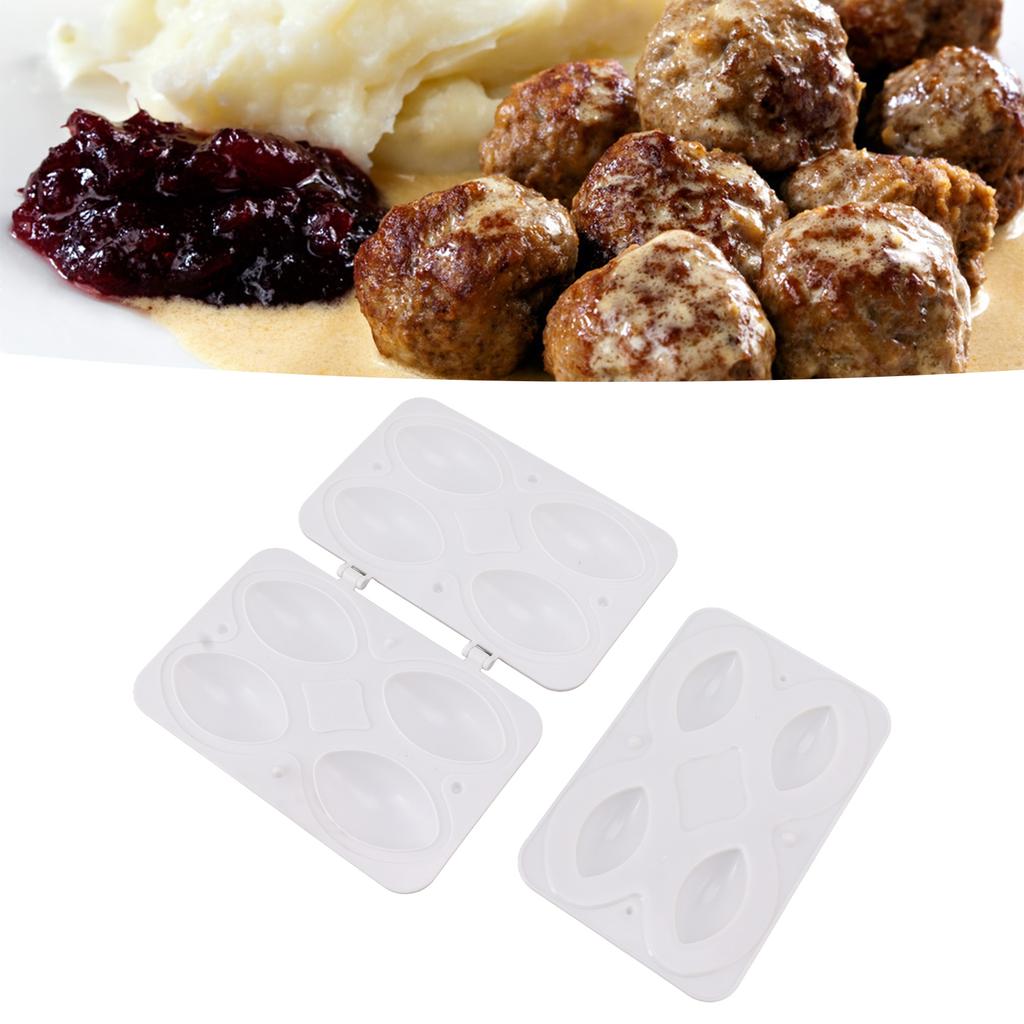 Köttbulleform ABS Köttfärslimpa Maker Pressverktyg Diskmaskinssäker Köttbullemaskin för köket