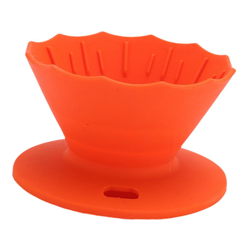 Pour Over Coffee Dripper Food Grade Silicone Folding Portable Hand Brewed Coffee Filter