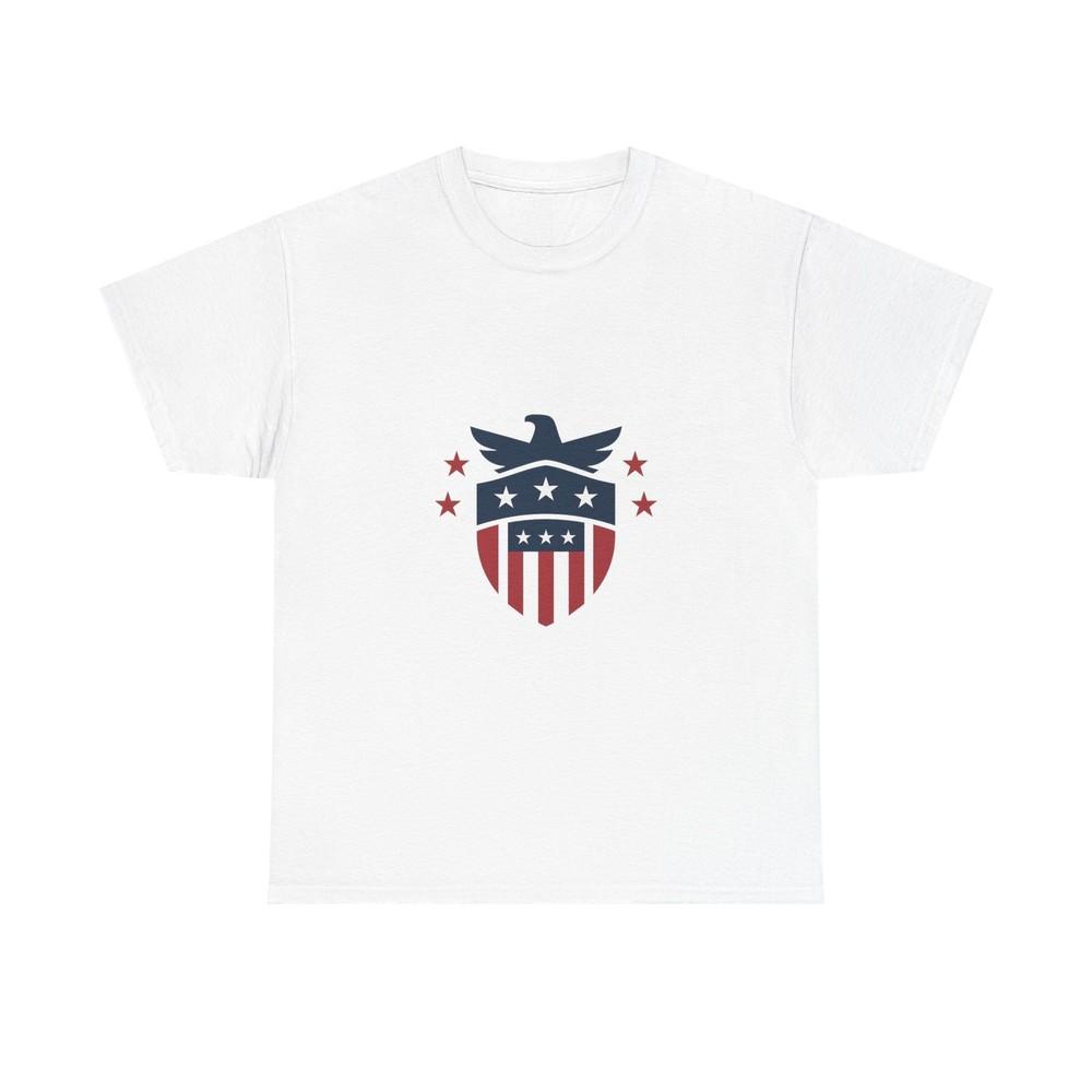 

Patriotic Tee, Unisex Cotton Shirt, USA Flag, 4th of July, Casual Wear Summer 4XL