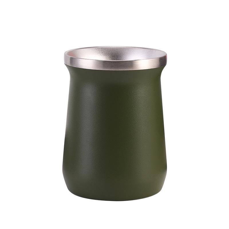 double wall 240ml 8oz stainless steel yerba mate tea cup tumbler coffee cup coffee tumbler no straw