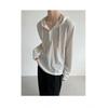 2026 Fall Winter Mens Oversized Hooded Knit Sweater Slim Fit Casual Button Long Sleeve Sun Protection Top