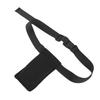 Massage Oil Waist Bag Waterproof Black Adjusted Massage Lotion Waist Bag for Spa Salon